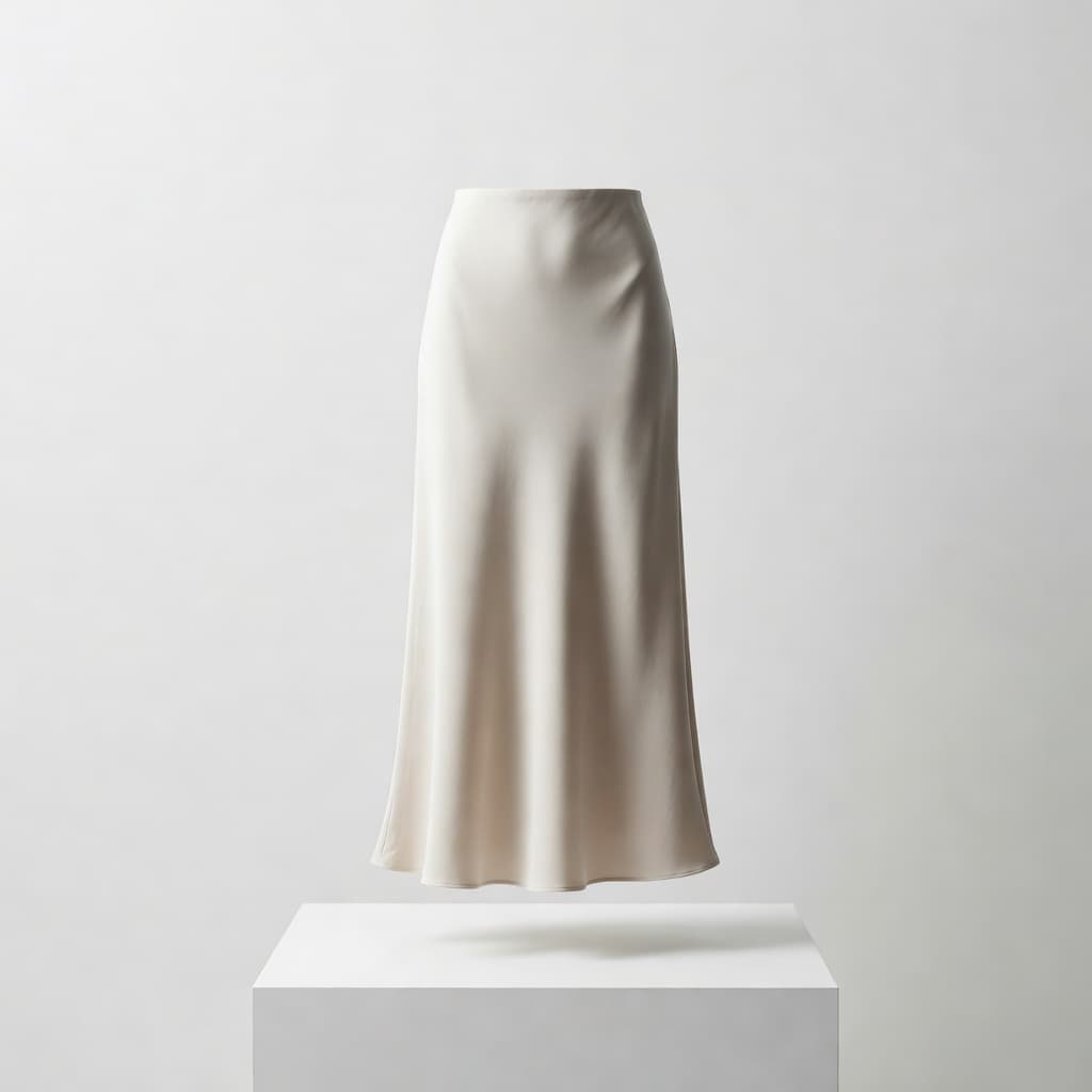 Pleated Midi Skirt